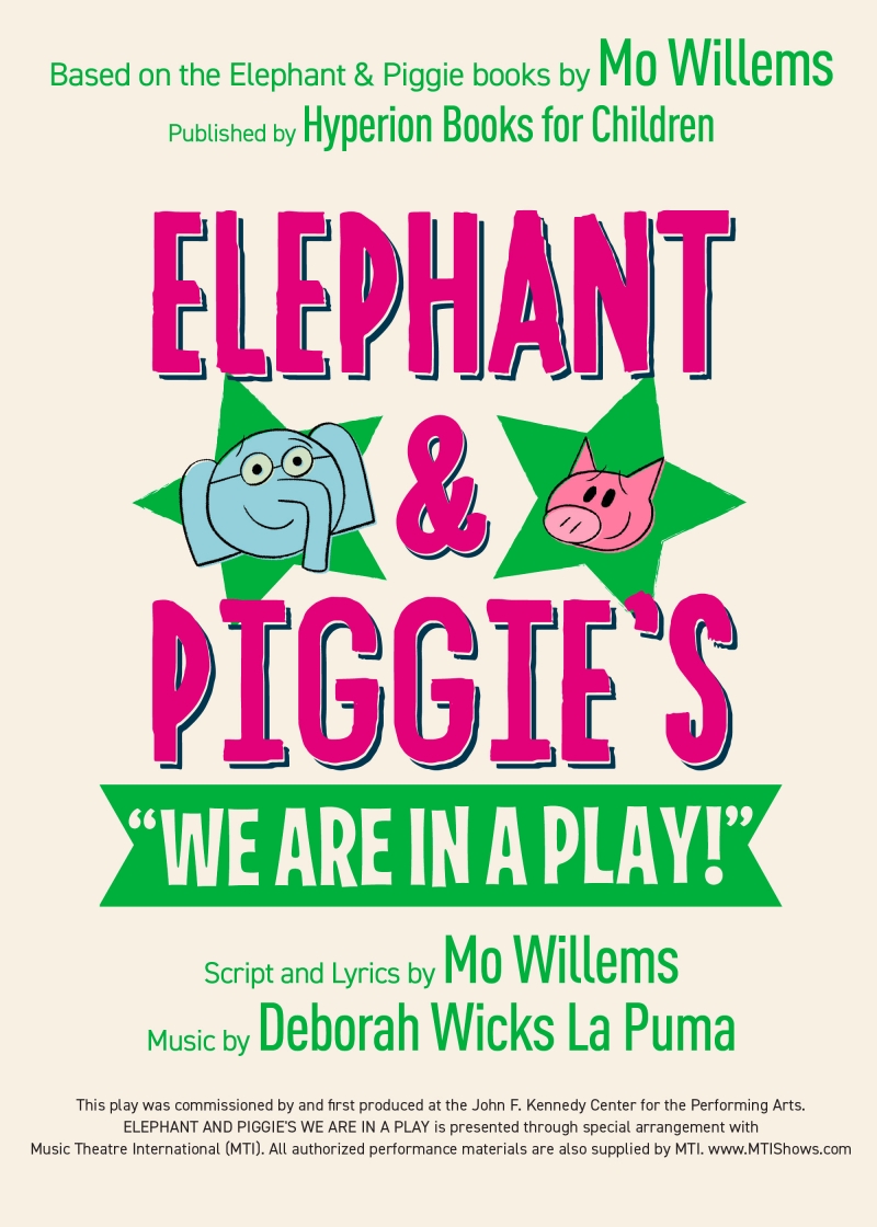 Elephant Piggie Poster