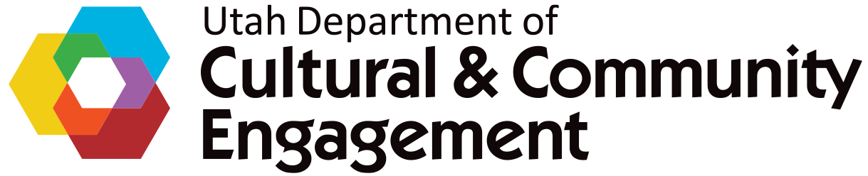 Utah Department of Cultural and Community Engagement Logo