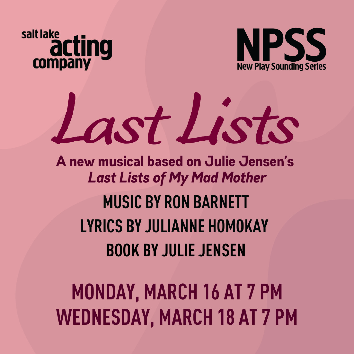 Last Lists by Julie Jensen 