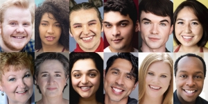 Clockwise from top left: Aaron Linford Allred, Daisy Ali All, T Anthony, Danny Borba, Joseph Paul Branca, Kimi Handa Brown, Sean Carter, Kelsie Jepsen, Tito Livas, Niki Rahimi, Sarah Shippobotham, and Annette Wright